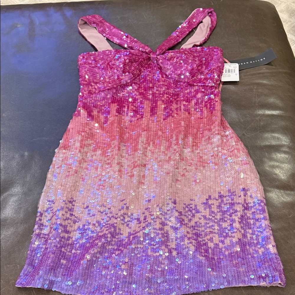 Vibrant Sequin Party Dress